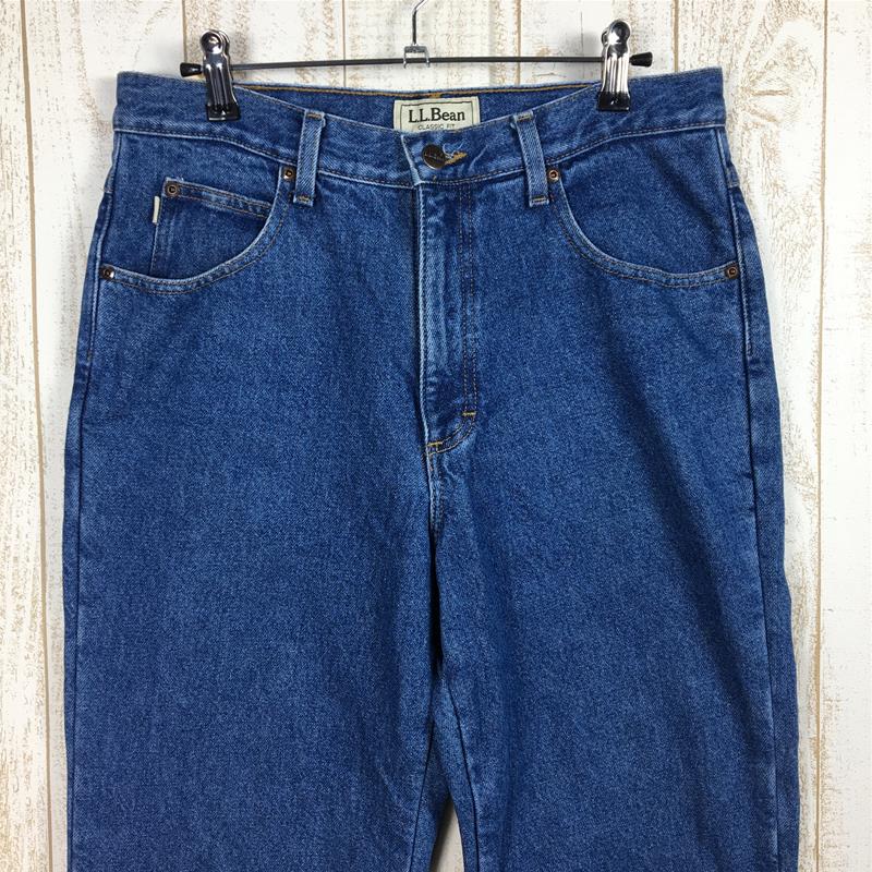 【男款31-30蓝色】Llbean Double L Jeans 经典版型法兰绒内衬牛仔长裤 100220 男士棉质