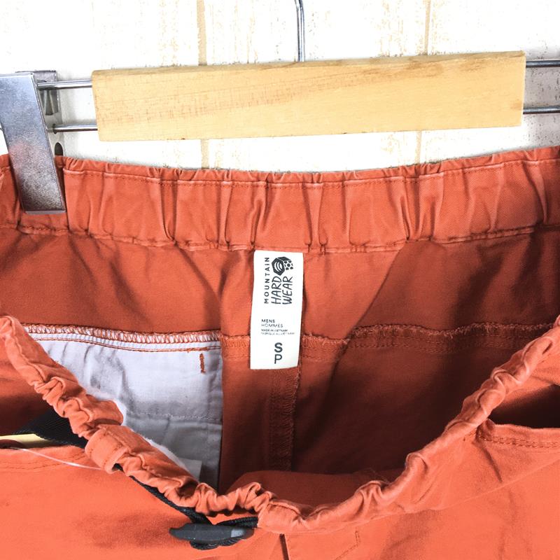 [Men's S Orange] Mountain Hardwear Cederberg Pull On Shorts Cederberg Pull On Short Stretch Cotton Climbing Pants OM7438 Men's Cotton Shorts