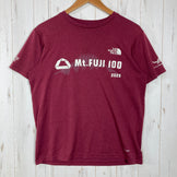 【Unisex M レッド系】 The North Face ( ザ・ノースフェイス ) Mt.FUJI100 2025 参加賞Tシャツ Mt.FUJI100 2025 Participant T-Shirt EXPLORE SOURCE ポリエステル ウェア トッ
