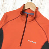 【Men's S オレンジ系】 Montbell ( モンベル ) ウイックロン Zeoサーマル ロングスリーブジップシャツ 保温 ベースレイヤー ジップネック 1114272 International Men's 化繊 ロングスリーブシャツ インナー シャツ - 【公式】2ndGEAR（セカンドギア）Webショップ【登山用品・アウトドア用品専門 買取販売店】