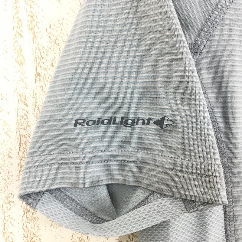 【Men's S グレー系】 Raidlight ( レイドライト ) ショートスリーブ クイックドライ Tシャツ International Men's  化繊 ショートスリーブTシャツ クルーネック インナー シャツ トップス ウェア