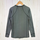 【Men's S グレー系】 Finetrack ( ファイントラック ) ドライレイヤー ウォーム ロングスリーブ Dry Layer Warm Long Sleeve 耐久撥水 保温 抗菌防臭 ウェア トップス インナー シャツ ロングスリーブTシャツ クルー-2