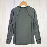 【Men's S グレー系】 Finetrack ( ファイントラック ) ドライレイヤー ウォーム ロングスリーブ Dry Layer Warm Long Sleeve 耐久撥水 保温 抗菌防臭 ウェア トップス インナー シャツ ロングスリーブTシャツ クルー