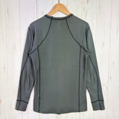 【Men's S グレー系】 Finetrack ( ファイントラック ) ドライレイヤー ウォーム ロングスリーブ Dry Layer Warm Long Sleeve 耐久撥水 保温 抗菌防臭 ウェア トップス インナー シャツ ロングスリーブTシャツ クルー