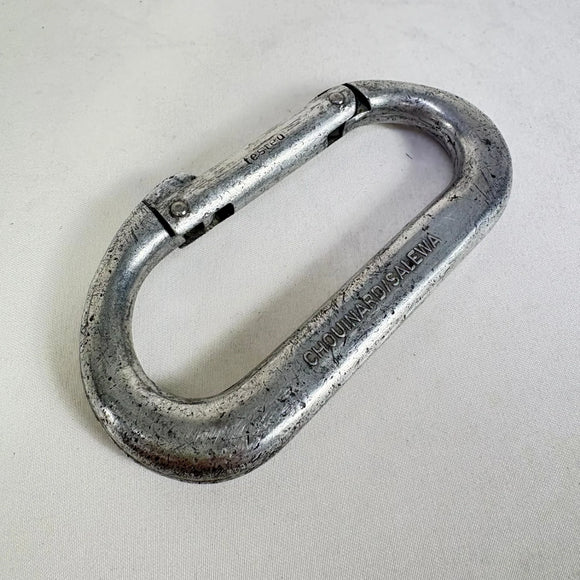 【OneSize シルバー系】 1972 Chouinard ( シュイナード ) スタンダード カラビナ Standard Carabiner ビンテージ オリジナル 入手困難 CHOUINARD/SALEWA 2200kp tested ロッククライミングギア