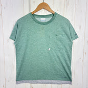 【Women's L グリーン系】 Columbia ( コロンビア ) セカンドヒルショートスリーブ ティー Second Hill Short Sleeve Tee ポリエステル ウェア トップス インナー シャツ ショートスリーブTシャツ クルーネック 化繊 z0