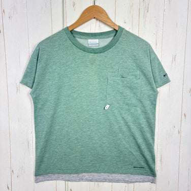 【Women's L グリーン系】 Columbia ( コロンビア ) セカンドヒルショートスリーブ ティー Second Hill Short Sleeve Tee ポリエステル ウェア トップス インナー シャツ ショートスリーブTシャツ クルーネック 化繊 z0