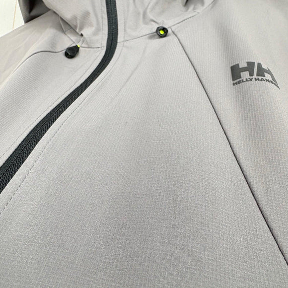 【Men's S グレー系】 Helly Hansen ( ヘリーハンセン ) ルスター ストレッチ ウィンド ジャケット Luster Stretch Wind Jacket ポリエステル ウェア トップス アウター ジャケット ソフトシェル z00057999