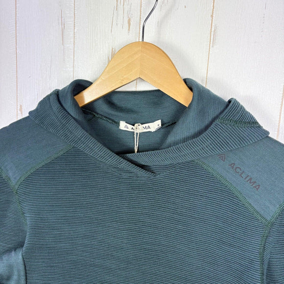 【Women's M グリーン系】 Aclima ( アクリマ ) ストリームウール フーディ StreamWool Hoodie 108454 343 GREEN GABLES z00055907 343 GREEN GABLES ウール フーディ インナー シャツ