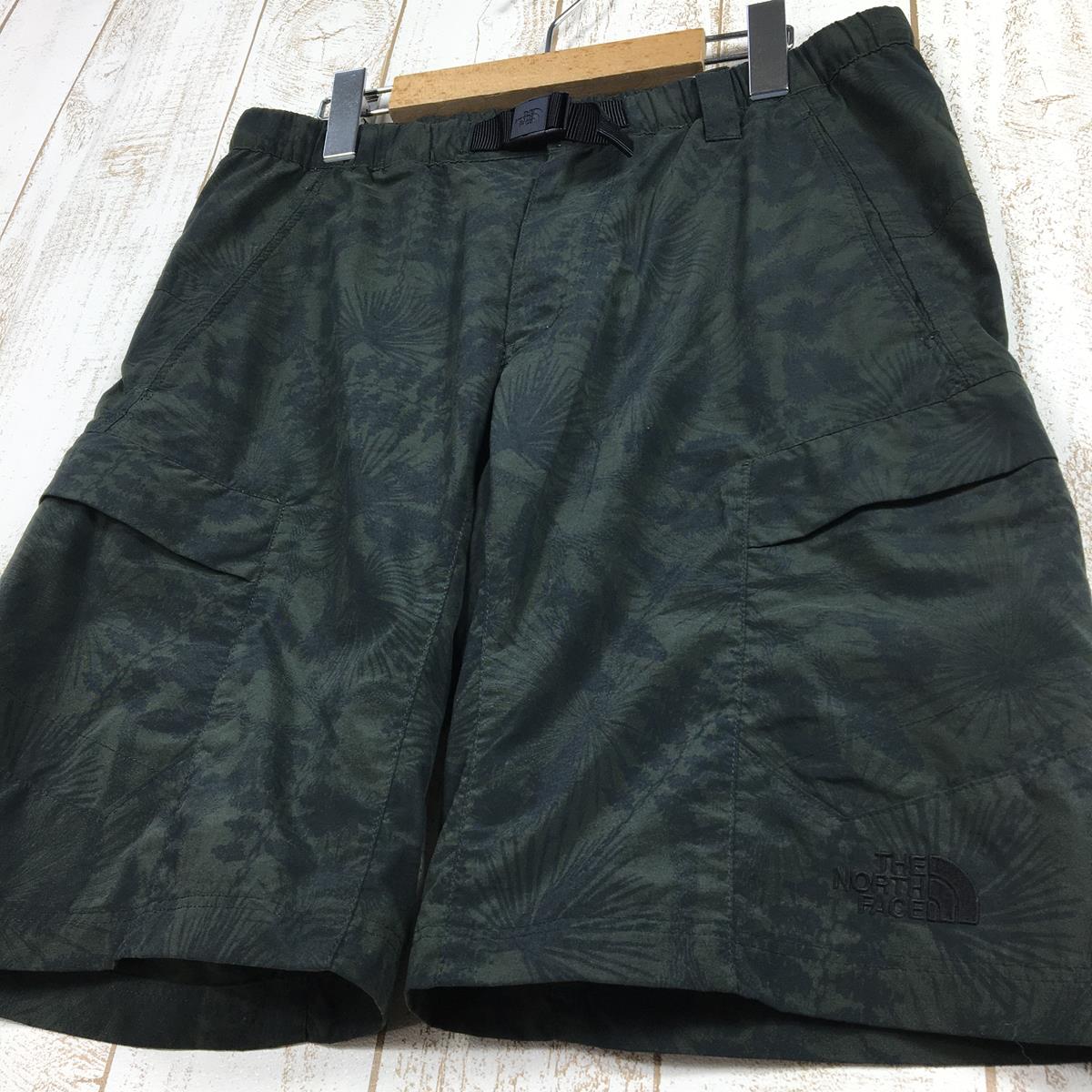 【Men's M グリーン系】 The North Face ( ザ・ノースフェイス ) ノベルティ クラス ファイブ カーゴ ショーツ Novelty Class V Cargo Shorts NB41726 Asian Men's  化繊 ショーツ ショートパン