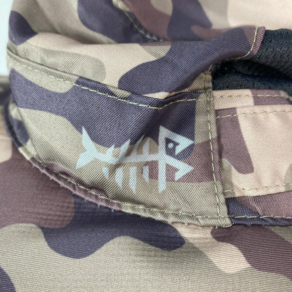 【OneSize グリーン系】 Bassdash（バスダッシュ） メッシュ フィッシング シェード ハット カモ ウェア ウェア小物 ヘッドウェア ハット z00061102 カモ ハット ヘッドウェア ウェア小物 ウェア