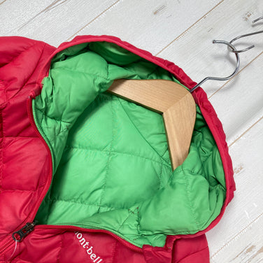 【Kid's 100 レッド系】 Montbell ( モンベル ) リバーシブルダウンパーカ ダウン ウェア トップス アウター ジャケット ダウンインサレーション z00057247  ダウンインサレーション アウター ジャケット トップス ウェア