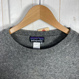 男士中灰色 2006 Patagonia Wooligan Crew MDG（已停产，难寻）羊毛针织衫、羊毛上衣、外套、夹克、抓绒衫 (z00054505)