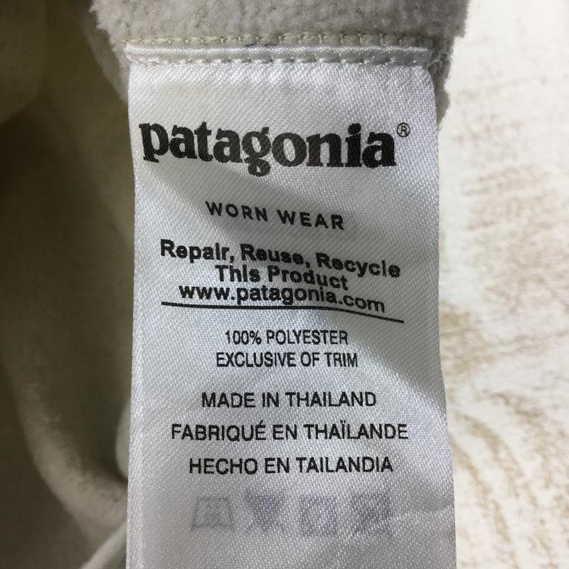 【女款 M 象牙色】Patagonia 轻质 Better 毛衣有袋动物套头抓绒夹克 已停产型号有货