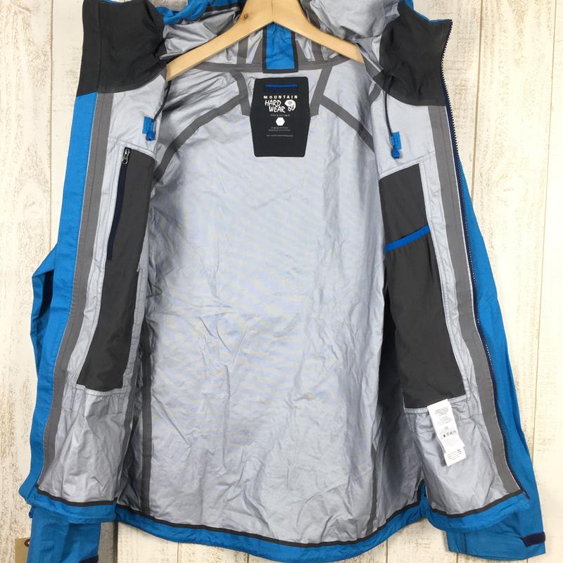 【Men's S ブルー系】 Mountain Hardwear ( マウンテンハードウェア ) クエーサー 2 ジャケット Quasar Ii Jacket ドライqエリート ハードシェル フーディ OM6446 Men's  ハードシェル アウター ジャケット