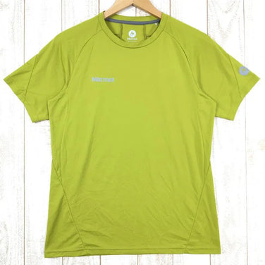 【Men's M イエロー系】 Marmot ( マーモット ) アセント ハーフスリーブ クルー Accent Hs Crew MJT-S6031 Asian Men's 化繊 ショートスリーブTシャツ クルーネック インナー シャツ トップス ウェア - 【公式】2ndGEAR（セカンドギア）Webショップ【登山用品・アウトドア用品専門 買取販売店】