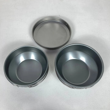 【OneSize シルバー系】 Uniflame ( ユニフレーム ) トレイル アルミ食器セット３ アルミ クックウェア クッカー コッフェル z00054479  クッカー コッフェル クックウェア
