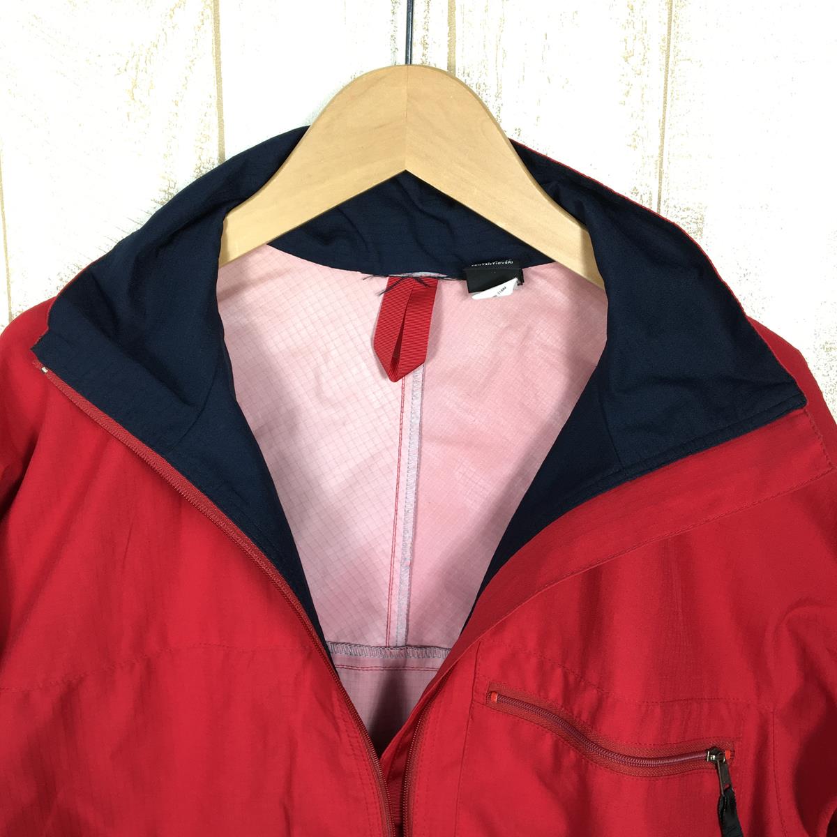 [Men's S Red] Patagonia Velocity Shell Burnt Chili Windshell Jacket Discontinued Model Hard to Find Uniform 24100 International Men's Burnt