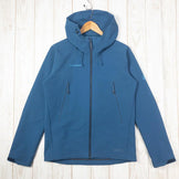 【Men's S ブルー系】 Mammut ( マムート ) マサオ ソフトシェル ジャケット Masao So Jacket フーディ 1011-00460 Men's Wing Teal ソフトシェル アウター ジャケット トップス ウェア - 【公式】2ndGEAR（セカンドギア）Webショップ【登山用品・アウトドア用品専門 買取販売店】