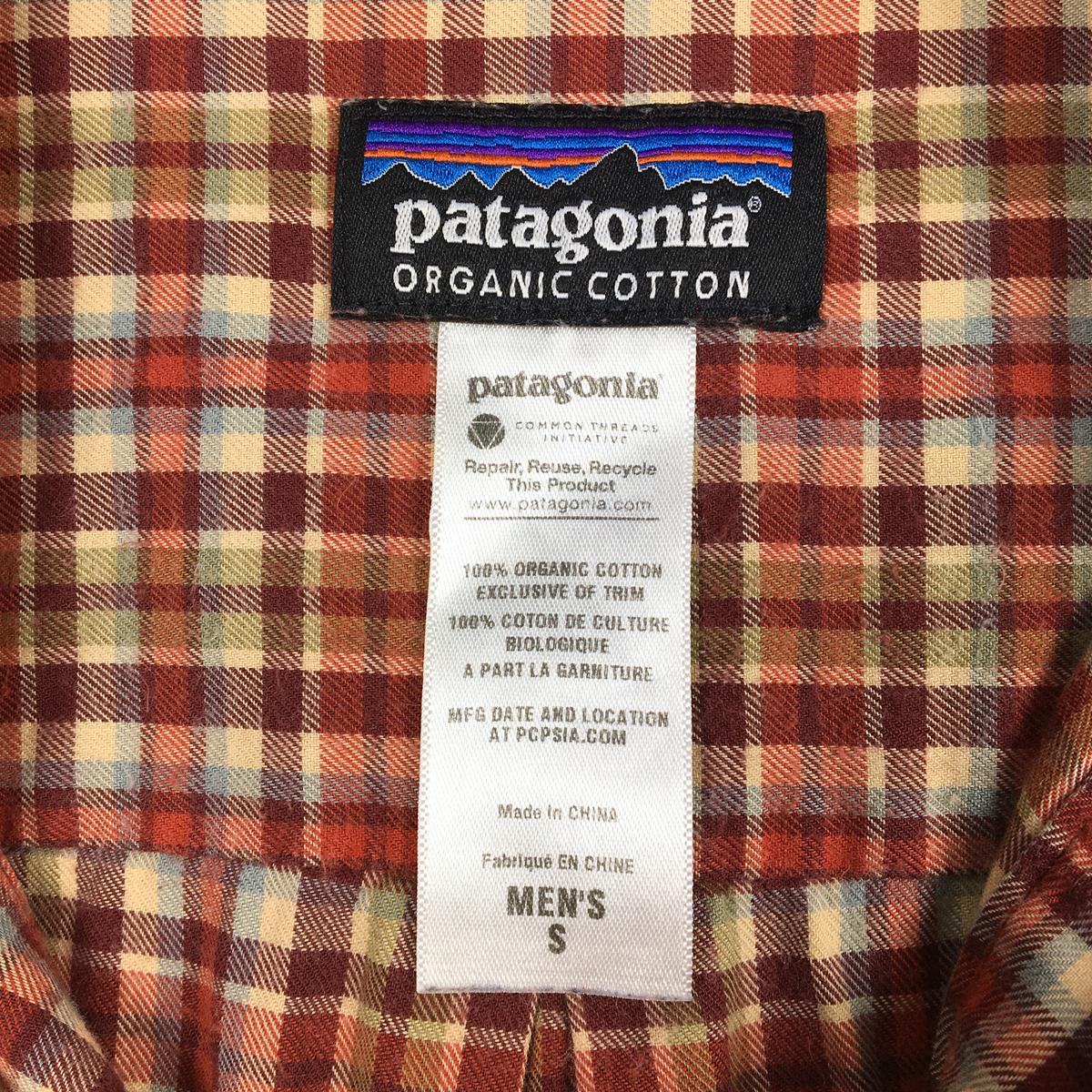 [Men's S Brown] Patagonia Long-Sleeved Pima Cotton Shirt 53837 International Men's INA Cotton Long-Sleeve Shirt I