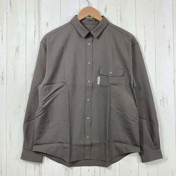 【Women's M ブラウン系】 Ridge Mountain Gear ( リッジマウンテンギア ) メリノ ベーシック ロングスリーブ シャツ Merino Basic Long Sleeve Shirt Cinder Brown z00058948 Cinder
