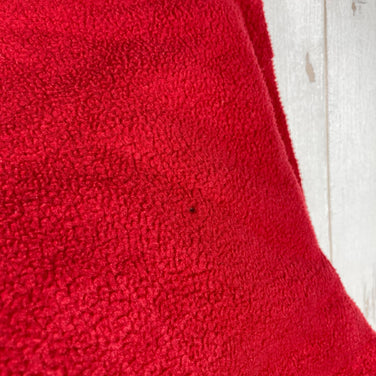 [Men's Large Red] 1992 Patagonia Synchilla Snap T-Neck Pullover in Burnt Chili/Charred Blue. Rare and hard to find.