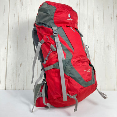 【Men's OneSize レッド系】 Deuter ( ドイター ) アクト ライト 40+10 Act Lite 40+10 Fire-Granite 5510 Vari Quick / Aircontact / 2気室 / ハイドレーション対応 バッグ ストレージ バ