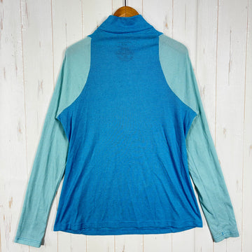 【Women's M ブルー系】 2012 Patagonia ( パタゴニア ) キャプリーン 2 ライトウェイト ジップネック Capilene 2 Lightweight Zip-Neck 吸汗速乾 ハーフジップ ポリエステル ウェア トップス インナー シャツ - 0
