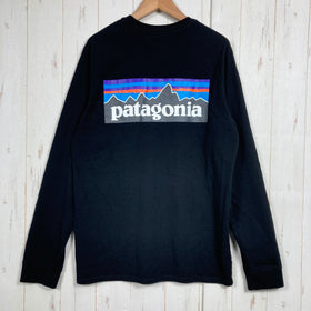 【Men's XS ブラック系】 2026 Patagonia ( パタゴニア ) メンズ ロングスリーブ P-6 ロゴ レスポンシビリティー Men's Long-Sleeved P-6 Logo Responsibili-Tee リサイクル素材100% コットン - 0