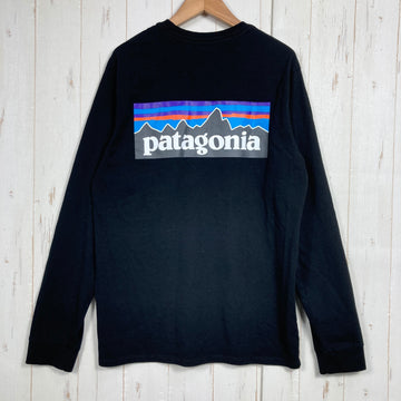 【Men's XS ブラック系】 2026 Patagonia ( パタゴニア ) メンズ ロングスリーブ P-6 ロゴ レスポンシビリティー Men's Long-Sleeved P-6 Logo Responsibili-Tee リサイクル素材100% コットン - 0