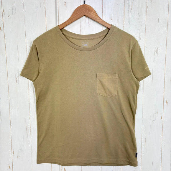 【Men's L ベージュ系】 The North Face ( ザ・ノースフェイス ) ショート スリーブ ポケット ティー Short Sleeve Pocket Tee ポリエステル ウェア トップス インナー シャツ ショートスリーブTシャツ クルーネック