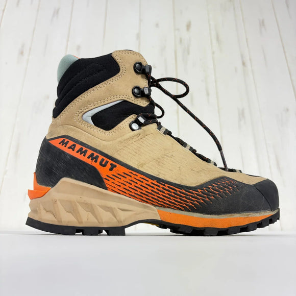 【Women's 22.5cm ベージュ系】 Mammut ( マムート ) ケント アドバンスド ハイ GTX ウィメンズ Kento Advanced High GTX Women Savannah-black レザー GORE-TEX Vibram フットウェア トレッキン