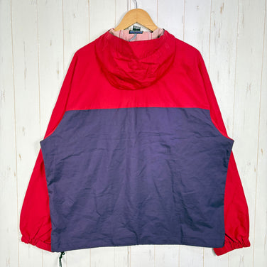 【Unisex L レッド系】 1997 Patagonia ( パタゴニア ) ニューマティック プルオーバー Pneumatic Pullover Burnt Chili / Regal Purple 生産終了モデル 入手困難 ウェア トップス アウター ジャケ