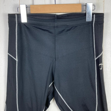 Men's MB Black Cw-X Stabilyx Model Long Sports Tights, Polyester, z00054436