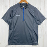 【Men's L グレー系】 Marmot ( マーモット ) サンスクリーン ショートスリーブ シャツ Sunscreen Short Sleeve Shirt ポリエステル ウェア トップス インナー シャツ ショートスリーブシャツ 化繊 z00053233
