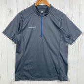 【Men's L グレー系】 Marmot ( マーモット ) サンスクリーン ショートスリーブ シャツ Sunscreen Short Sleeve Shirt ポリエステル ウェア トップス インナー シャツ ショートスリーブシャツ 化繊 z00053233