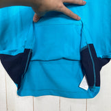 【Women's S ブルー系】 Montura ( モンチュラ ) ヘイド ジップ Tシャツ ウーマン Hade Zip T-Shirt Woman Deltapeak 速乾 UVカット ハーフジップ ナイロン ウェア トップス インナー シャツ ショートスリーブシ