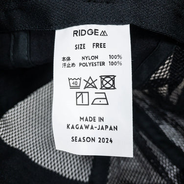 【OneSize ブラック系】 Ridge Mountain Gear ( リッジマウンテンギア ) メッシュ イナフ ハット Mesh Enough Hat ハット ヘッドウェア ウェア小物 ウェア - 【公式】2ndGEAR（セカンドギア）Webショップ【登山用品・アウトドア用品専門 買取販売店】