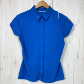 【Women's S ブルー系】 Millet ( ミレー ) ショートスリーブ メッシュ シャツ ウェア トップス インナー シャツ ショートスリーブシャツ 化繊 z00059004  化繊 ショートスリーブシャツ インナー シャツ トップス ウェア