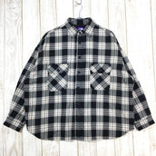 【Women's S ブラック系】 The North Face ( ザ・ノースフェイス ) × ナナミカ パープルレーベル ツイル チェック シャツ Twill Check Shirt NT3958N Asian Women's 化繊 ロングスリーブシャツ インナー - 【公式】2ndGEAR（セカンドギア）Webショップ【登山用品・アウトドア用品専門 買取販売店】