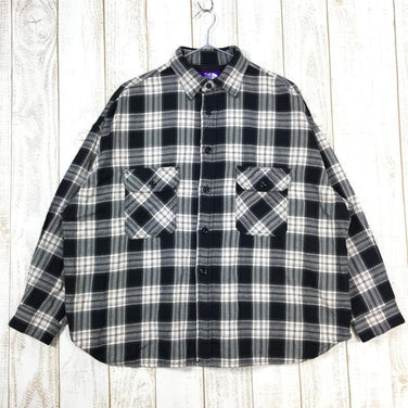 【Women's S ブラック系】 The North Face ( ザ・ノースフェイス ) × ナナミカ パープルレーベル ツイル チェック シャツ Twill Check Shirt NT3958N Asian Women's 化繊 ロングスリーブシャツ インナー - 【公式】2ndGEAR（セカンドギア）Webショップ【登山用品・アウトドア用品専門 買取販売店】