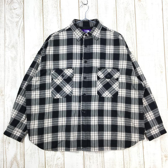 【Women's S ブラック系】 The North Face ( ザ・ノースフェイス ) × ナナミカ パープルレーベル ツイル チェック シャツ Twill Check Shirt NT3958N Asian Women's 化繊 ロングスリーブシャツ インナー - 【公式】2ndGEAR（セカンドギア）Webショップ【登山用品・アウトドア用品専門 買取販売店】