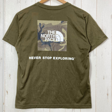 【Men's S グリーン系】 The North Face ( ザ・ノースフェイス ) ショートスリーブスクエアカモフラージュティー S/S Square Camofluge Tee ポリエステル ウェア トップス インナー シャツ ショートスリーブTシャツ クル
