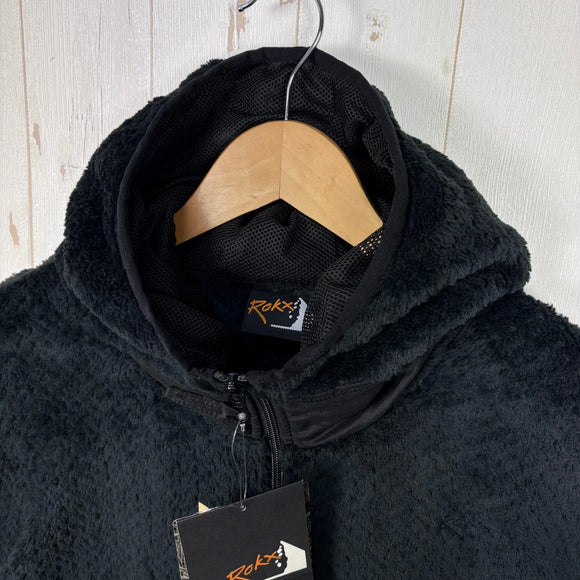 【Men's M ブラック系】 Rokx ( ロックス ) ハイロフト ビッグベア フーディ High Loft Bigbear Hoody RXMF204116 BLACK z00056149 BLACK フリース アウター ジャケット トップス ウェア
