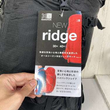 【Unisex L ブラック系】 Karrimor ( カリマー ) リッジ 40プラス ridge 40+ ナイロン バッグ ストレージ バックパック 容量【30L～54L】 z00060135  容量【30L～54L】 バックパック バッグ ストレージ