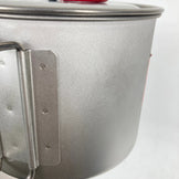 One Size Silver MSR Titanium Kettle 850ml (Discontinued Model, Hard to Find) Titanium Cookware Kettle (z00054250)
