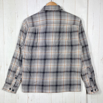 【Men's XS グレー系】 2013 Patagonia ( パタゴニア ) ロングスリーブ フィヨルドフランネルシャツ アジアンフィット Long-Sleeved Fjord Flannel Shirt - Asia Fit DWN 生産終了モデル 入手困難 - 0