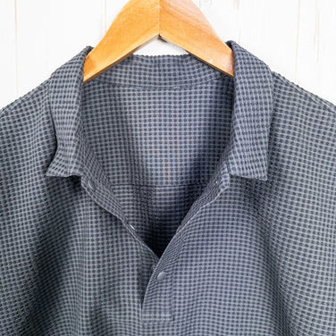 Men's Large Gray Ridge Mountain Gear Comfy Pullover Short Sleeve Shirt, Charcoal Slate Polyester