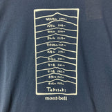 【Men's M ネイビー系】 Montbell ( モンベル ) ウィックロン ティー 高崎 Wic T Takasaki ポリエステル ウェア トップス インナー シャツ ショートスリーブTシャツ クルーネック 化繊 z00059870  化繊 ショートスリーブ