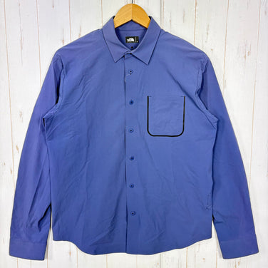 【Men's S ブルー系】 The North Face ( ザ・ノースフェイス ) サイエンス オブ ムーブメント ロングスリーブ テック シャツ SoM L S Tech Shirt ナイロン ウェア トップス インナー シャツ ロングスリーブシャツ 化繊